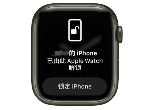 武夷山苹果手机维修分享用 AppleWatch 解锁配备面容 ID 的 iPhone方法 