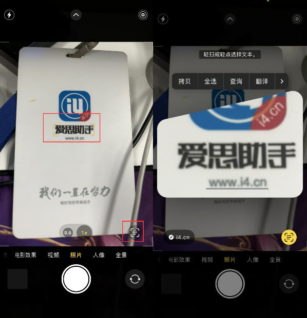 武夷山苹果手机维修分享升级iOS 16后如何通过相机翻译文本 