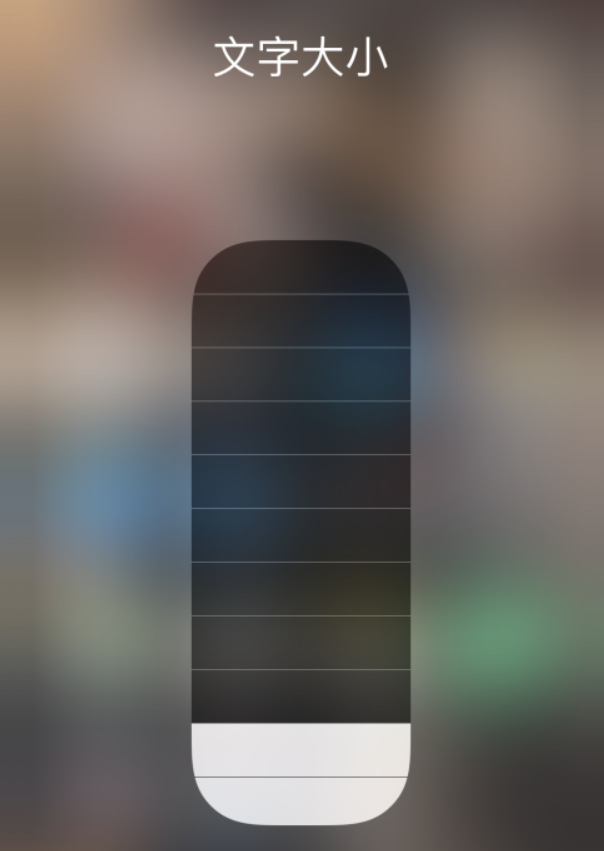 武夷山苹果手机维修分享小技巧：在 iPhone 控制中心快速调节字体大小 