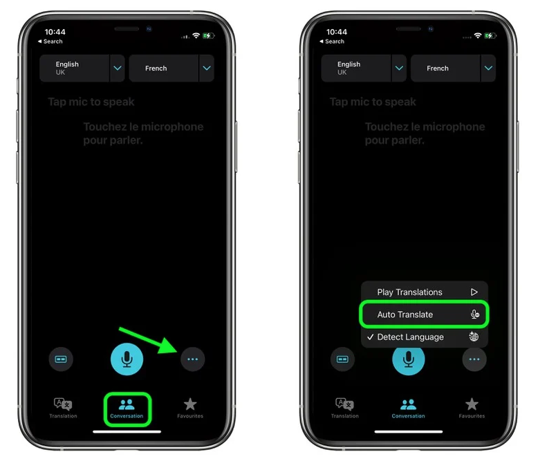 武夷山苹果手机维修分享iOS 15 “翻译” App 新改进 