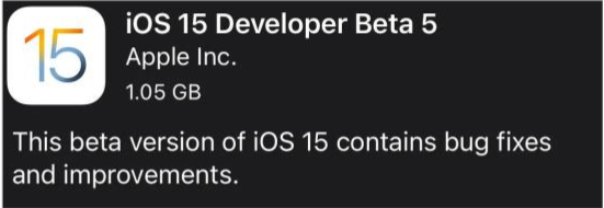 武夷山苹果手机维修分享如何升级到iOS15.0 beta5 
